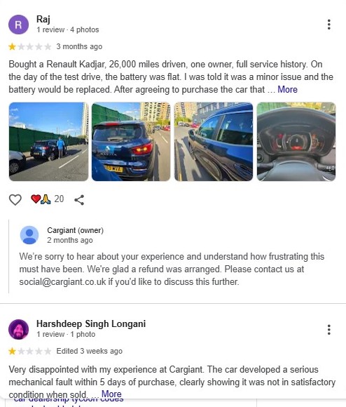 review for car dealership