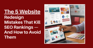 website redesign SEO mistakes