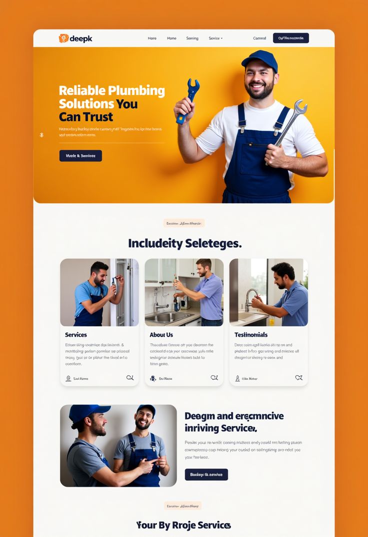 plumbing web design charlotte NC