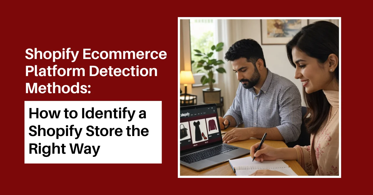 shopify ecommerce platform detection methods,